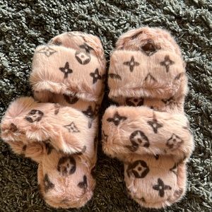 Fuzzy slippers